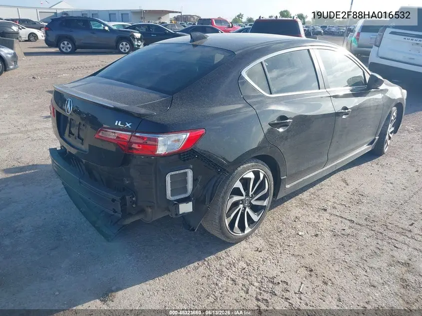 2017 Acura Ilx VIN: 19UDE2F88HA016532 Lot: 45323660