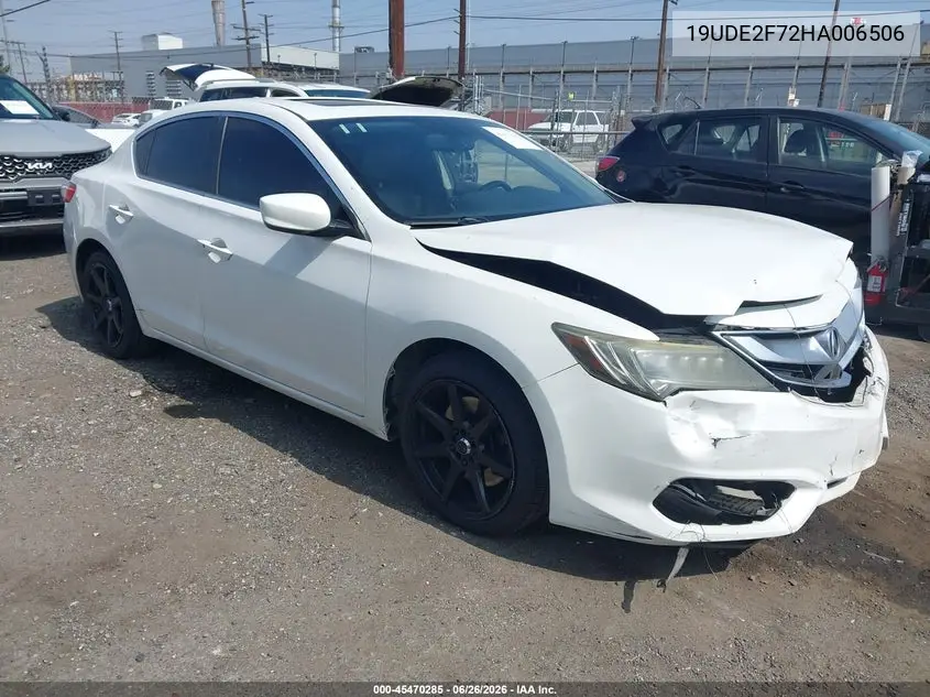 2017 Acura Ilx Premium Package/Technology Plus Package VIN: 19UDE2F72HA006506 Lot: 45470285