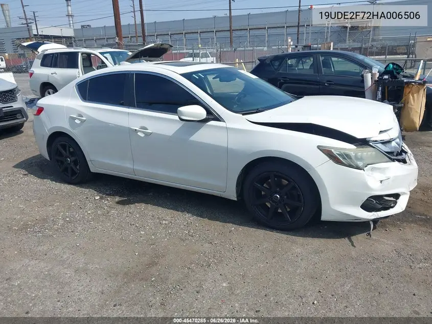 2017 Acura Ilx Premium Package/Technology Plus Package VIN: 19UDE2F72HA006506 Lot: 45470285