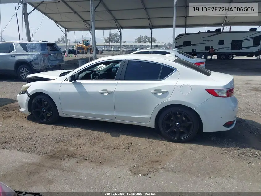 2017 Acura Ilx Premium Package/Technology Plus Package VIN: 19UDE2F72HA006506 Lot: 45470285