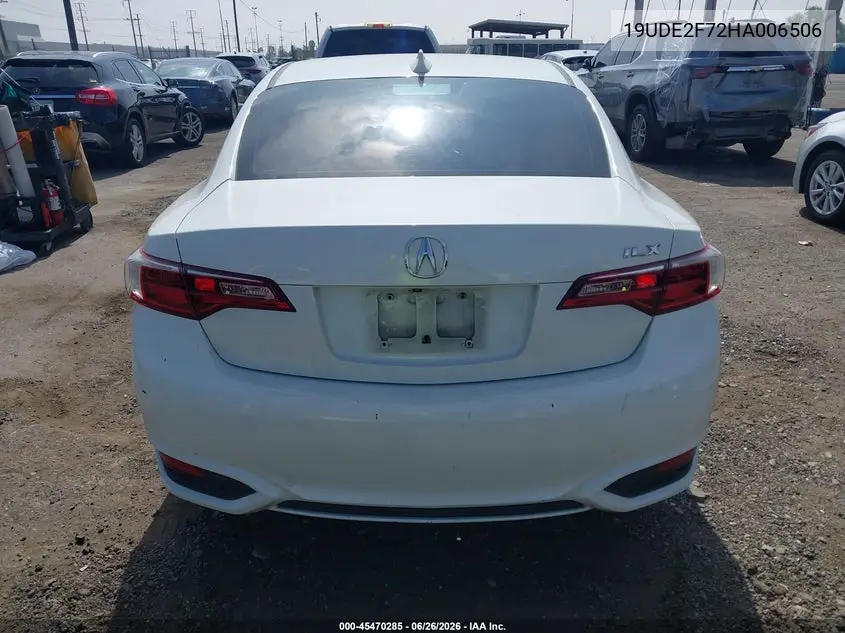 2017 Acura Ilx Premium Package/Technology Plus Package VIN: 19UDE2F72HA006506 Lot: 45470285