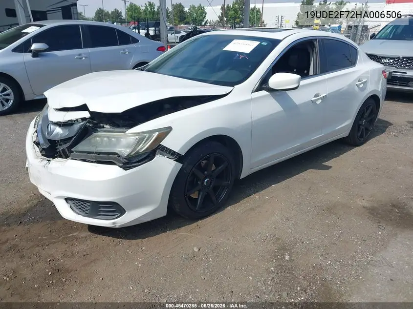 2017 Acura Ilx Premium Package/Technology Plus Package VIN: 19UDE2F72HA006506 Lot: 45470285