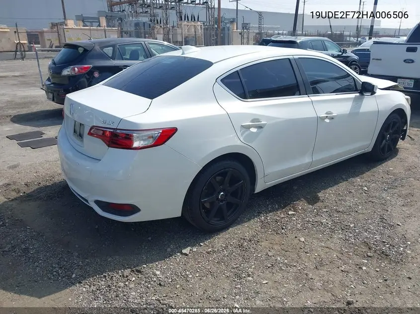 2017 Acura Ilx Premium Package/Technology Plus Package VIN: 19UDE2F72HA006506 Lot: 45470285
