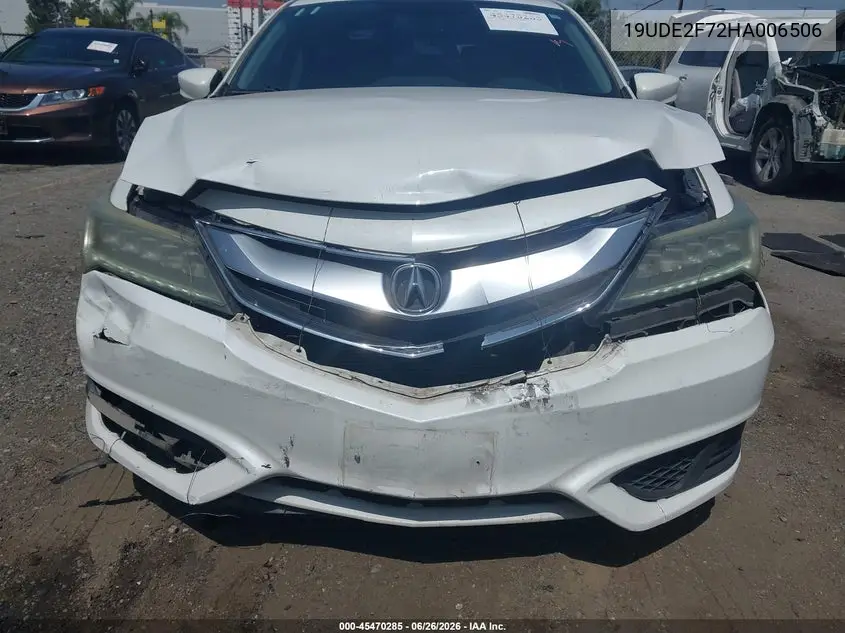 2017 Acura Ilx Premium Package/Technology Plus Package VIN: 19UDE2F72HA006506 Lot: 45470285