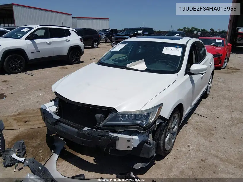 2017 Acura Ilx Acurawatch Plus Package VIN: 19UDE2F34HA013955 Lot: 45591158