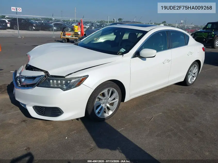 2017 Acura Ilx Premium Package/Technology Plus Package VIN: 19UDE2F75HA009268 Lot: 45612820