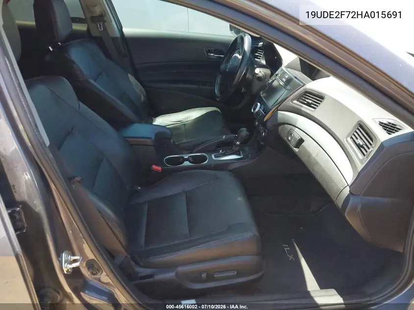 2017 Acura Ilx Premium Package/Technology Plus Package VIN: 19UDE2F72HA015691 Lot: 45616002