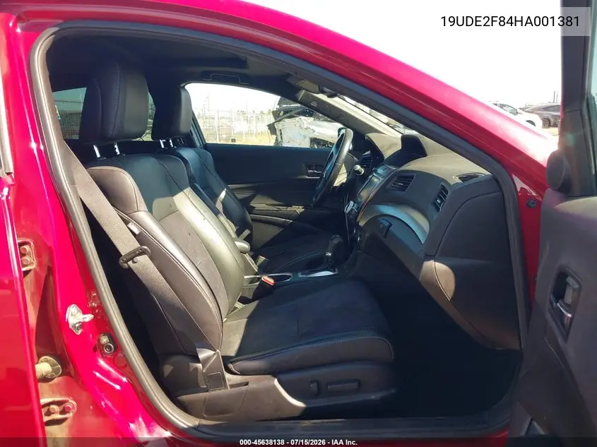 2017 Acura Ilx Premium A-Spec Packages/Technology Plus A-Spec Packages VIN: 19UDE2F84HA001381 Lot: 45638138