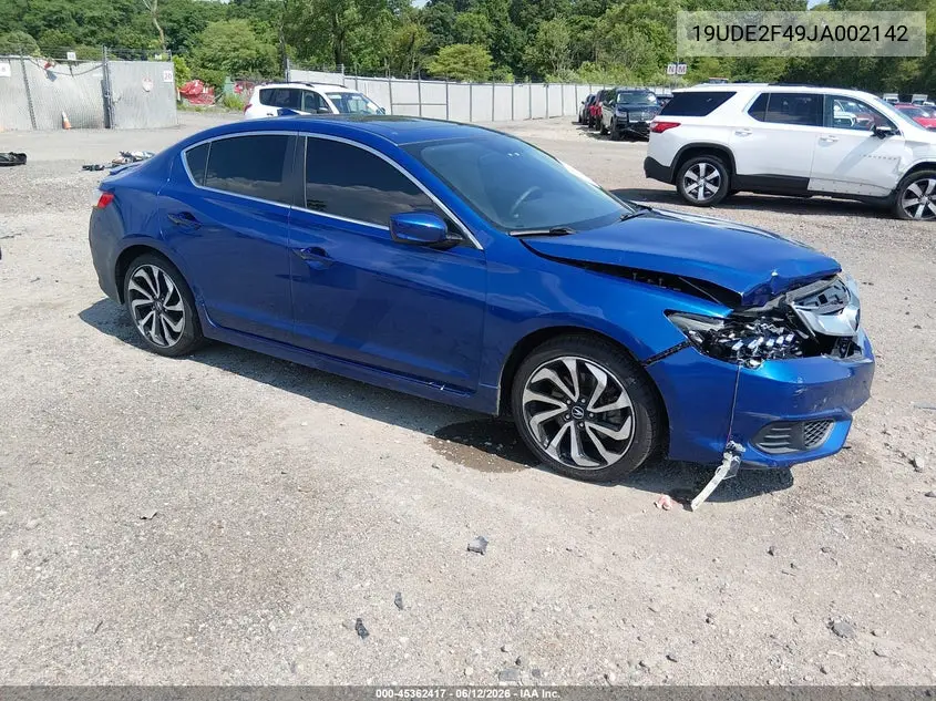 2018 Acura Ilx Special Edition VIN: 19UDE2F49JA002142 Lot: 45362417