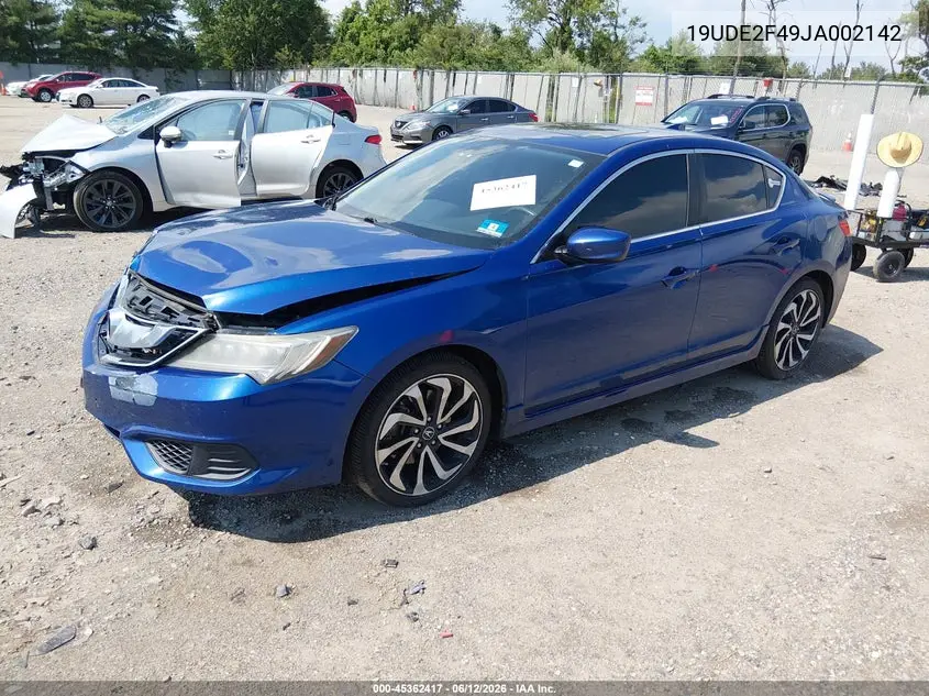 2018 Acura Ilx Special Edition VIN: 19UDE2F49JA002142 Lot: 45362417