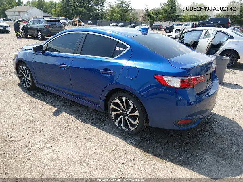2018 Acura Ilx Special Edition VIN: 19UDE2F49JA002142 Lot: 45362417