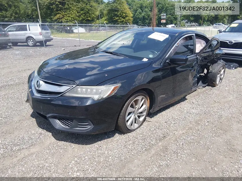 2018 Acura Ilx Acurawatch Plus Package VIN: 19UDE2F32JA001342 Lot: 45370406