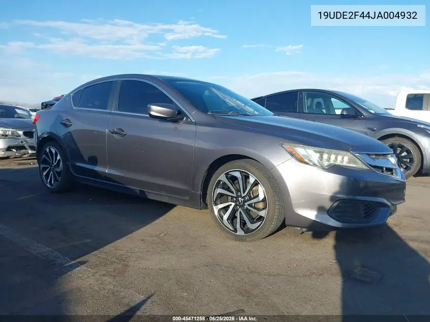 2018 Acura Ilx Special Edition VIN: 19UDE2F44JA004932 Lot: 45471258