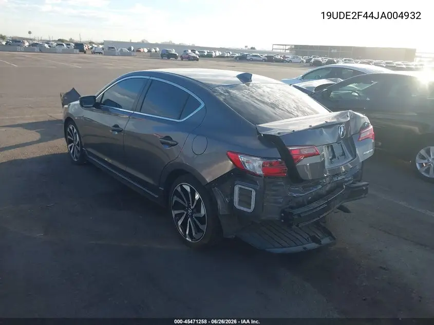 2018 Acura Ilx Special Edition VIN: 19UDE2F44JA004932 Lot: 45471258