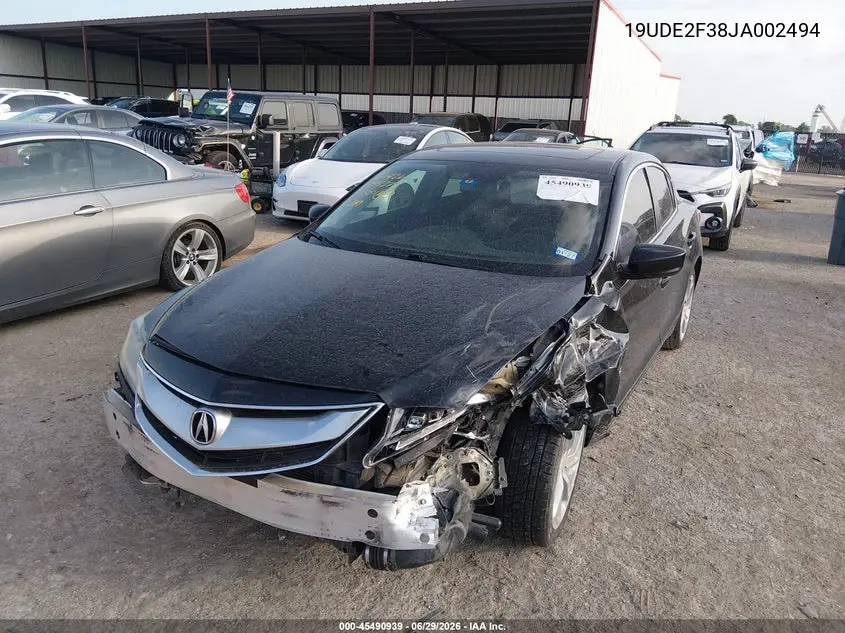 2018 Acura Ilx Acurawatch Plus Package VIN: 19UDE2F38JA002494 Lot: 45490939