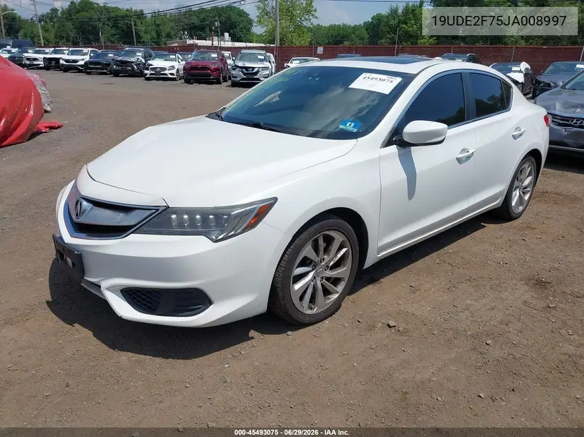 2018 Acura Ilx Premium Package/Technology Plus Package VIN: 19UDE2F75JA008997 Lot: 45493075