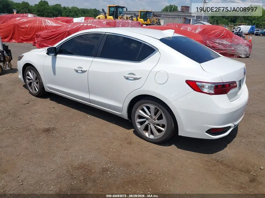 2018 Acura Ilx Premium Package/Technology Plus Package VIN: 19UDE2F75JA008997 Lot: 45493075