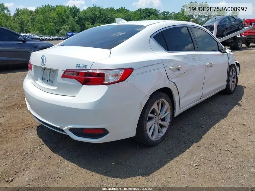 2018 Acura Ilx Premium Package/Technology Plus Package VIN: 19UDE2F75JA008997 Lot: 45493075