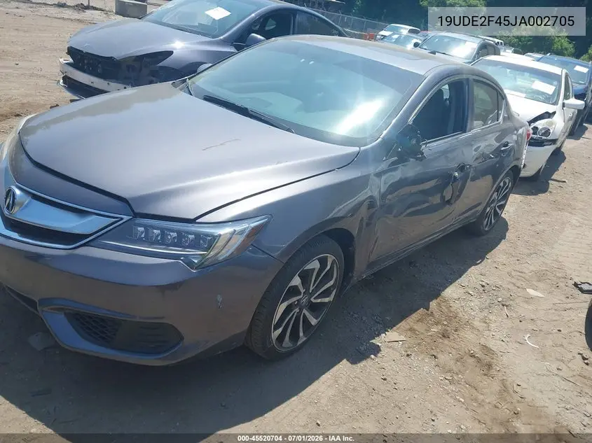 2018 Acura Ilx Special Edition VIN: 19UDE2F45JA002705 Lot: 45520704