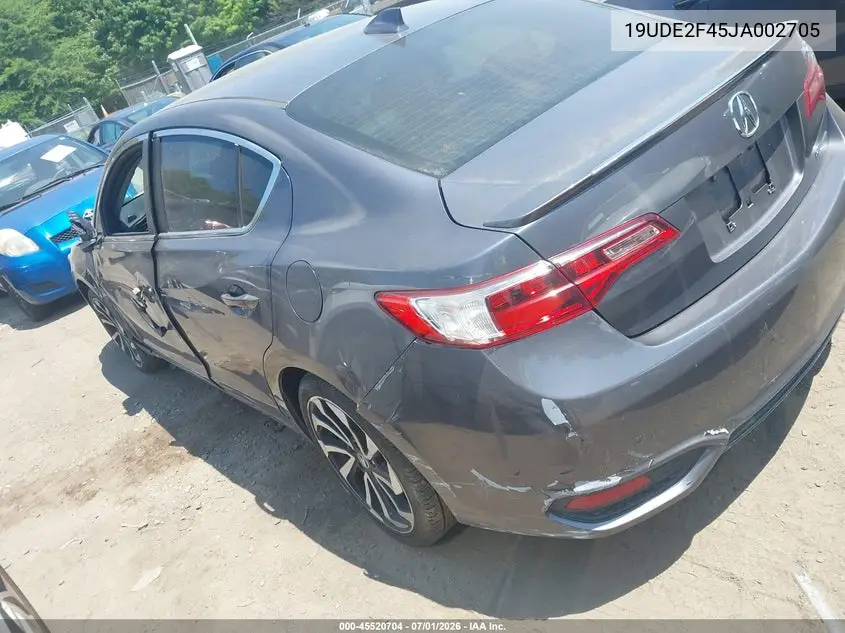 2018 Acura Ilx Special Edition VIN: 19UDE2F45JA002705 Lot: 45520704