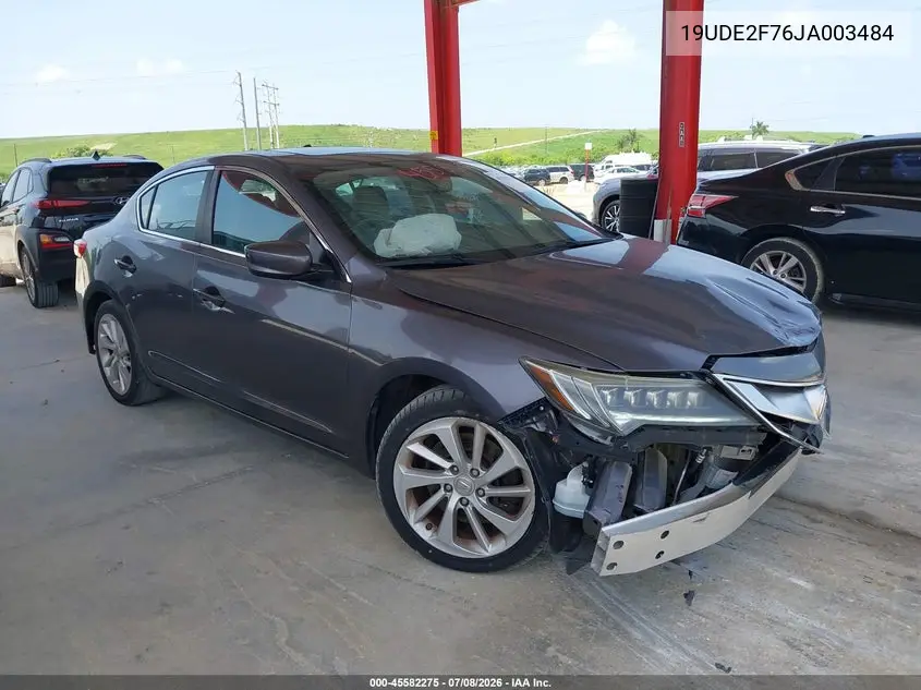 2018 Acura Ilx Premium Package/Technology Plus Package VIN: 19UDE2F76JA003484 Lot: 45582275