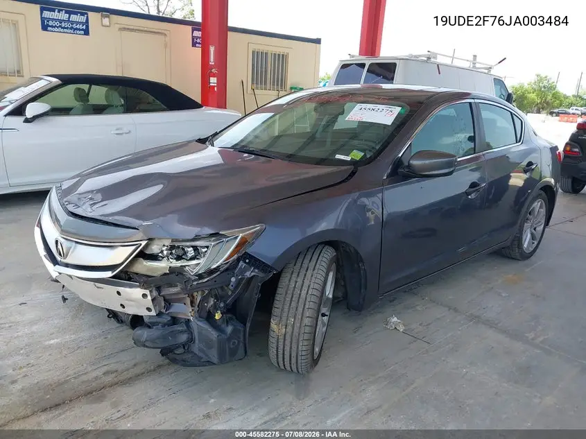 2018 Acura Ilx Premium Package/Technology Plus Package VIN: 19UDE2F76JA003484 Lot: 45582275