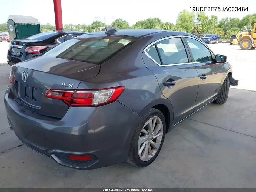 2018 Acura Ilx Premium Package/Technology Plus Package VIN: 19UDE2F76JA003484 Lot: 45582275