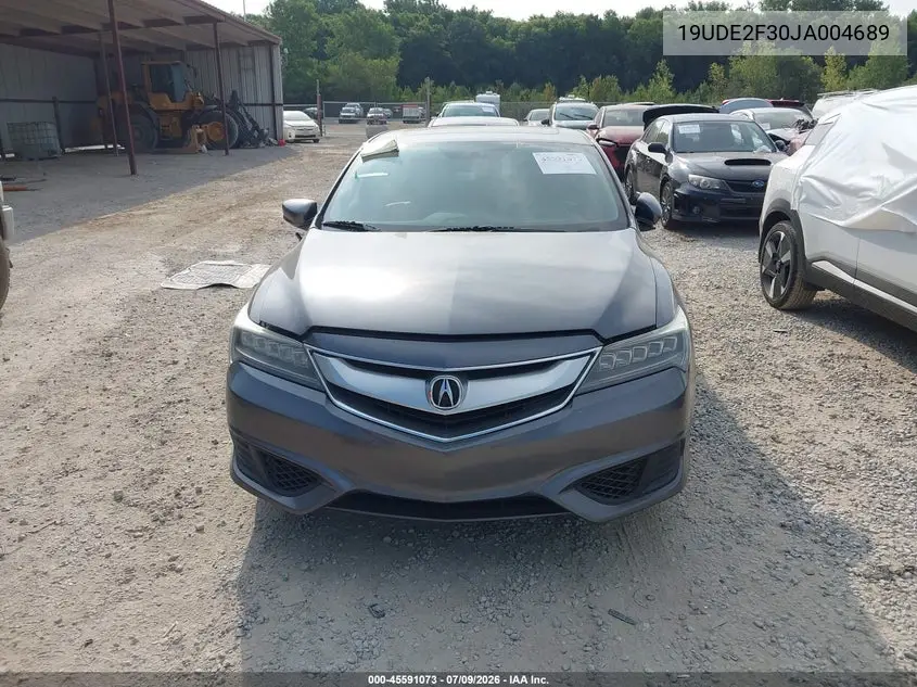 2018 Acura Ilx Acurawatch Plus Package VIN: 19UDE2F30JA004689 Lot: 45591073