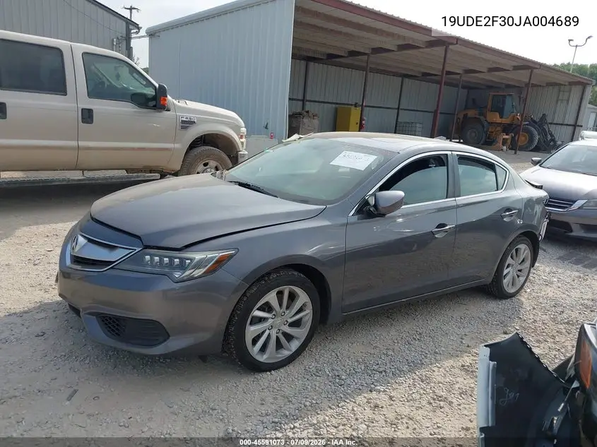 2018 Acura Ilx Acurawatch Plus Package VIN: 19UDE2F30JA004689 Lot: 45591073