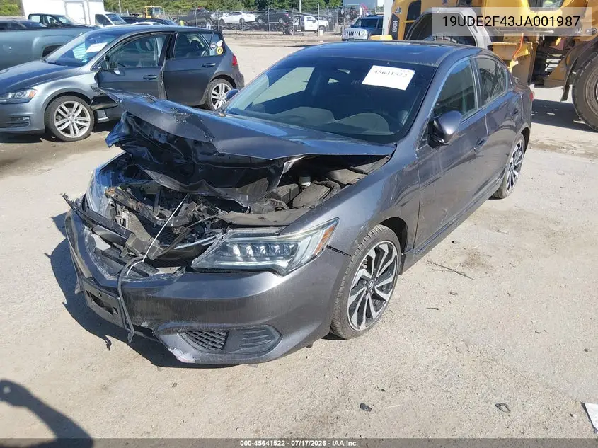 2018 Acura Ilx Special Edition VIN: 19UDE2F43JA001987 Lot: 45641522