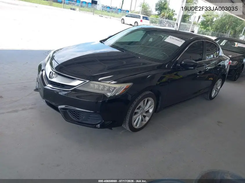 2018 Acura Ilx Acurawatch Plus Package VIN: 19UDE2F33JA003035 Lot: 45658869