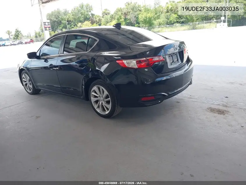 2018 Acura Ilx Acurawatch Plus Package VIN: 19UDE2F33JA003035 Lot: 45658869