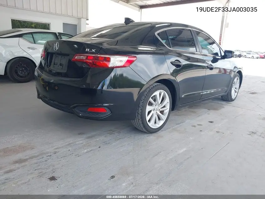 2018 Acura Ilx Acurawatch Plus Package VIN: 19UDE2F33JA003035 Lot: 45658869