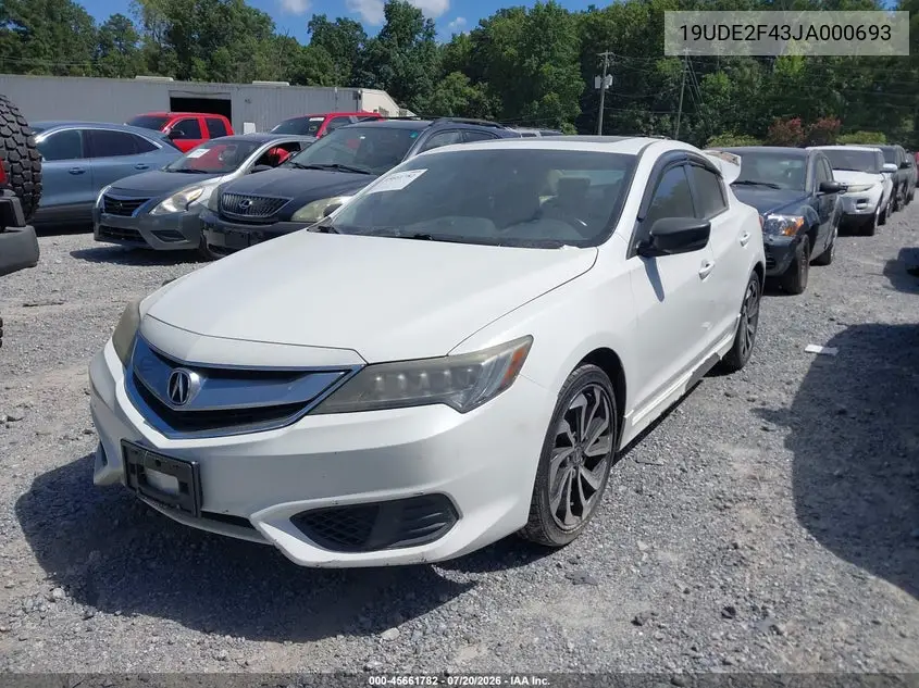 2018 Acura Ilx Special Edition VIN: 19UDE2F43JA000693 Lot: 45661782