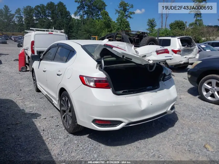 2018 Acura Ilx Special Edition VIN: 19UDE2F43JA000693 Lot: 45661782
