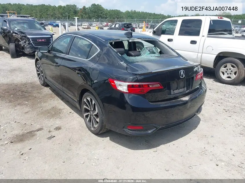 2018 Acura Ilx Special Edition VIN: 19UDE2F43JA007448 Lot: 45664840