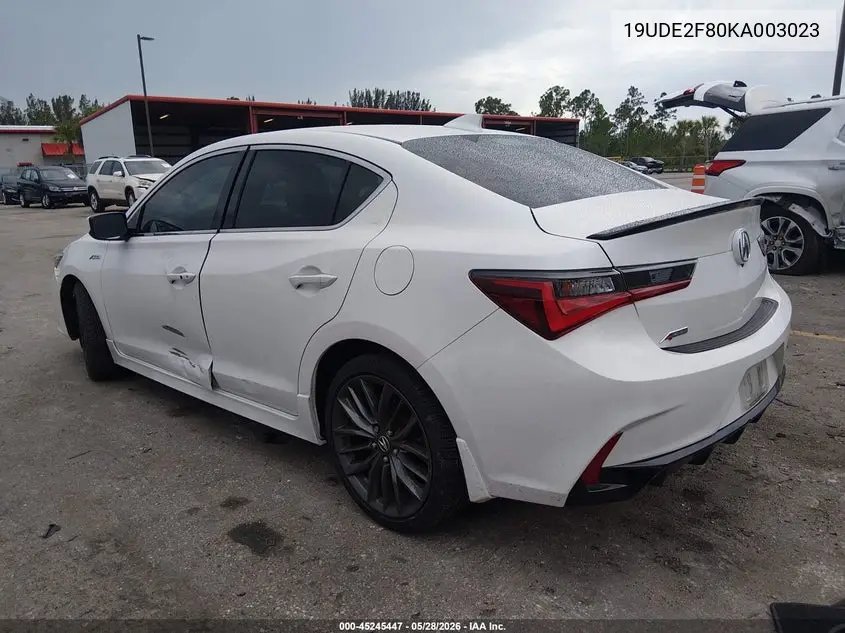 2019 Acura Ilx Premium A-Spec Packages/Technology A-Spec Packages VIN: 19UDE2F80KA003023 Lot: 45245447