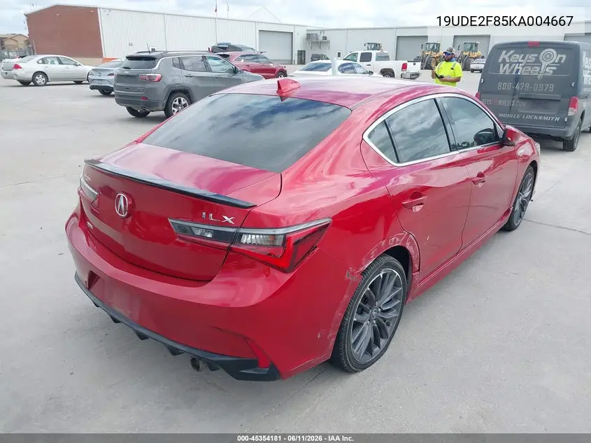 2019 Acura Ilx VIN: 19UDE2F85KA004667 Lot: 45354181