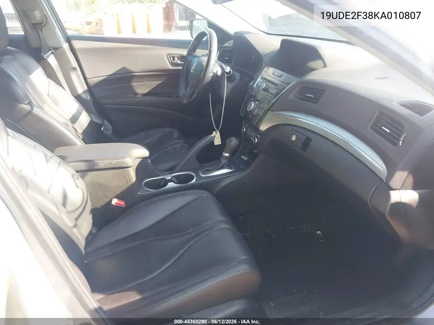 2019 Acura Ilx Standard VIN: 19UDE2F38KA010807 Lot: 45360290