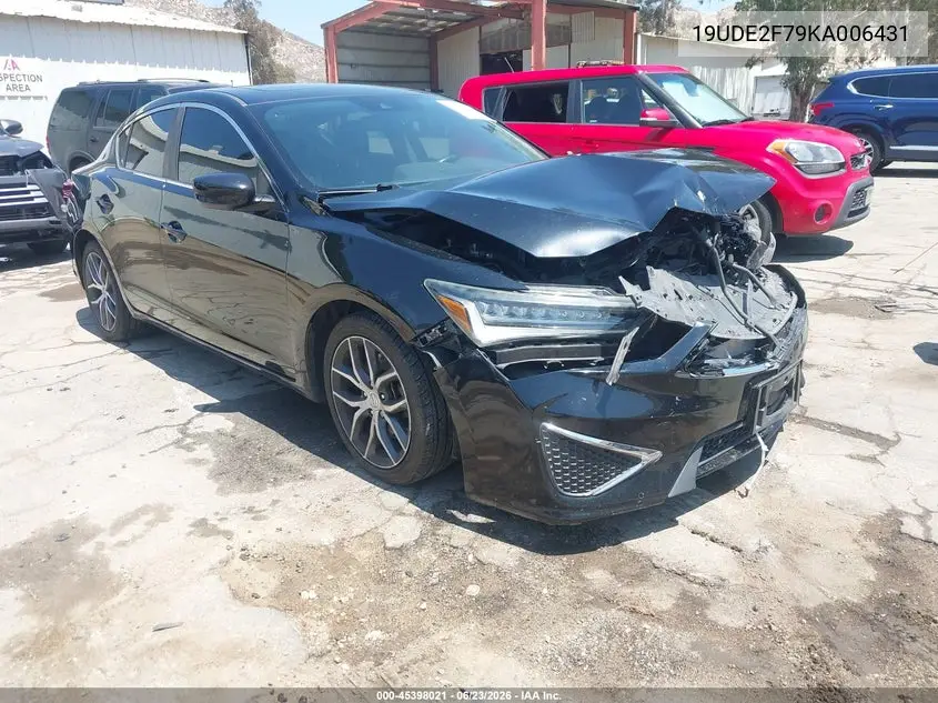 2019 Acura Ilx Premium Package/W/Technology Pkg VIN: 19UDE2F79KA006431 Lot: 45398021