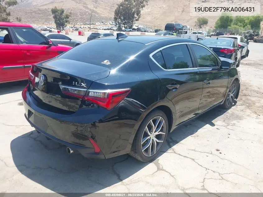 2019 Acura Ilx Premium Package/W/Technology Pkg VIN: 19UDE2F79KA006431 Lot: 45398021