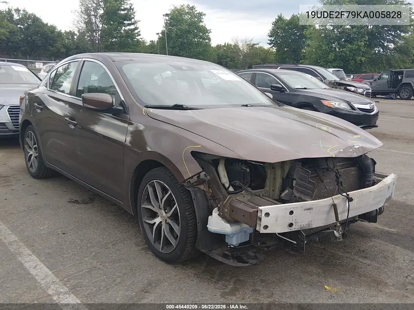 2019 Acura Ilx Premium Package/W/Technology Pkg VIN: 19UDE2F79KA005828 Lot: 45440209