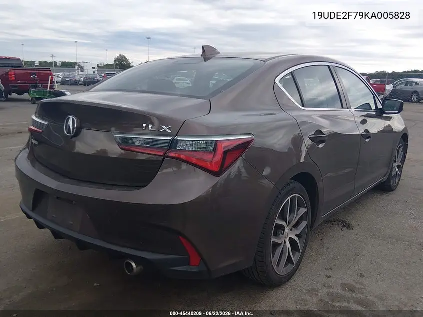 2019 Acura Ilx Premium Package/W/Technology Pkg VIN: 19UDE2F79KA005828 Lot: 45440209