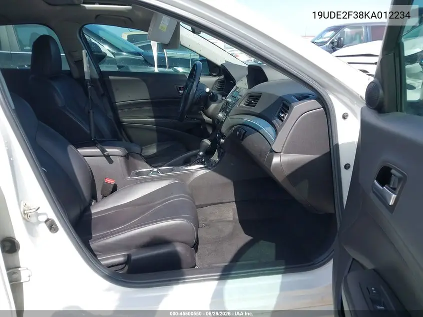 2019 Acura Ilx Standard VIN: 19UDE2F38KA012234 Lot: 45500550