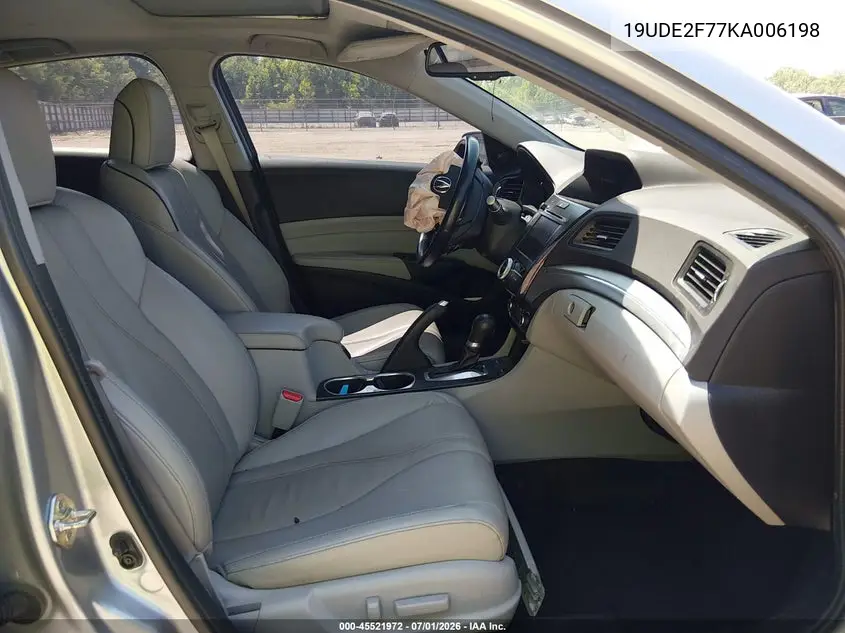 2019 Acura Ilx Premium Package/Technology Package VIN: 19UDE2F77KA006198 Lot: 45521972