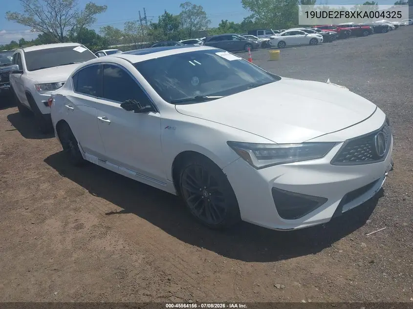 2019 Acura Ilx Premium A-Spec Packages/Technology A-Spec Packages VIN: 19UDE2F8XKA004325 Lot: 45564156