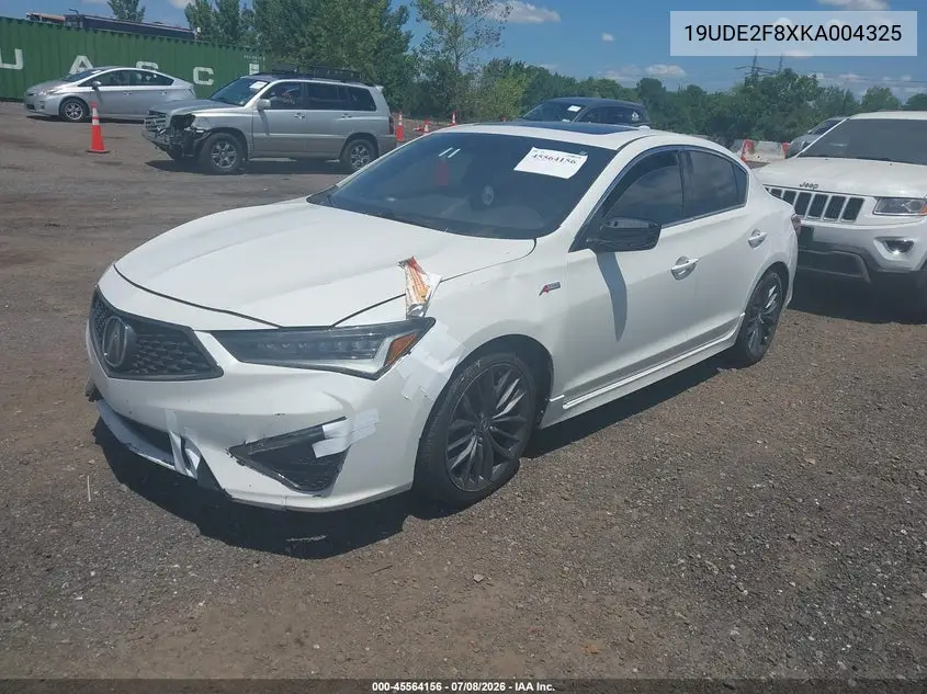 2019 Acura Ilx Premium A-Spec Packages/Technology A-Spec Packages VIN: 19UDE2F8XKA004325 Lot: 45564156