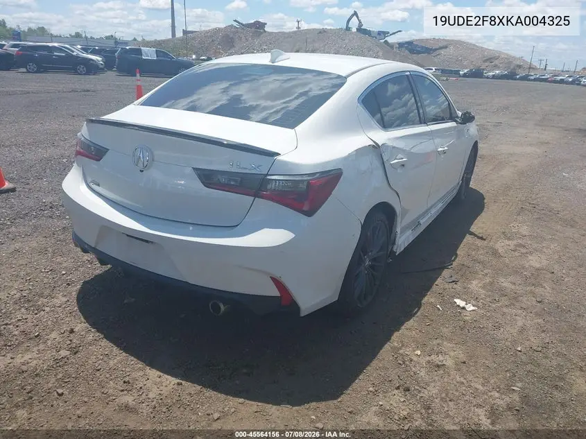 2019 Acura Ilx Premium A-Spec Packages/Technology A-Spec Packages VIN: 19UDE2F8XKA004325 Lot: 45564156