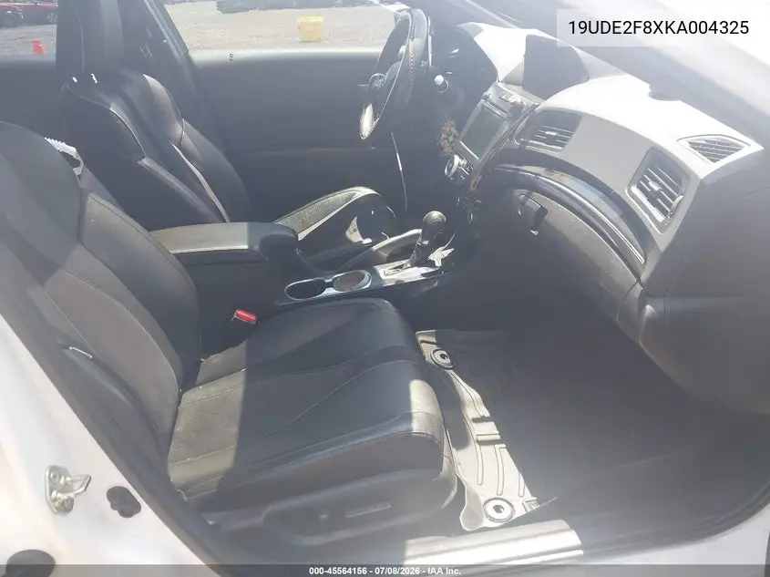 2019 Acura Ilx Premium A-Spec Packages/Technology A-Spec Packages VIN: 19UDE2F8XKA004325 Lot: 45564156