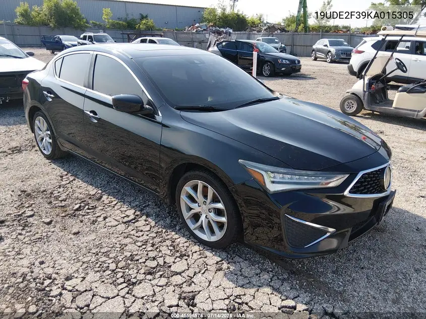 2019 Acura Ilx Standard VIN: 19UDE2F39KA015305 Lot: 45596576